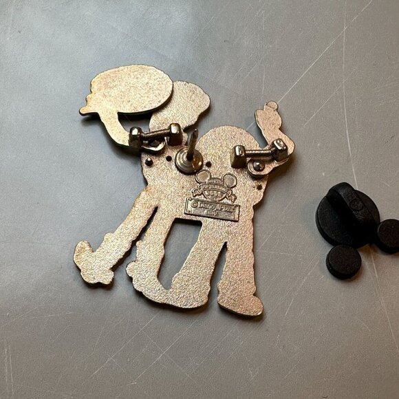 Disney Buzz Lightyear Woody Trading Pin Waving Hinged Toy Story Jewelry Badge - Picture 3 of 8